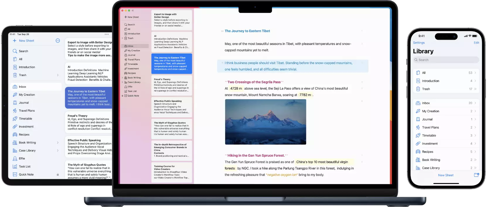 Effie for Mac - Writing productivity tool