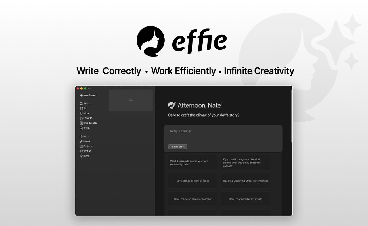  What is best note taking app- Effie