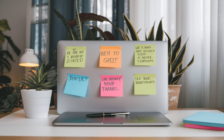 Colorful Sticky Notes: Organize Your Ideas & Tasks